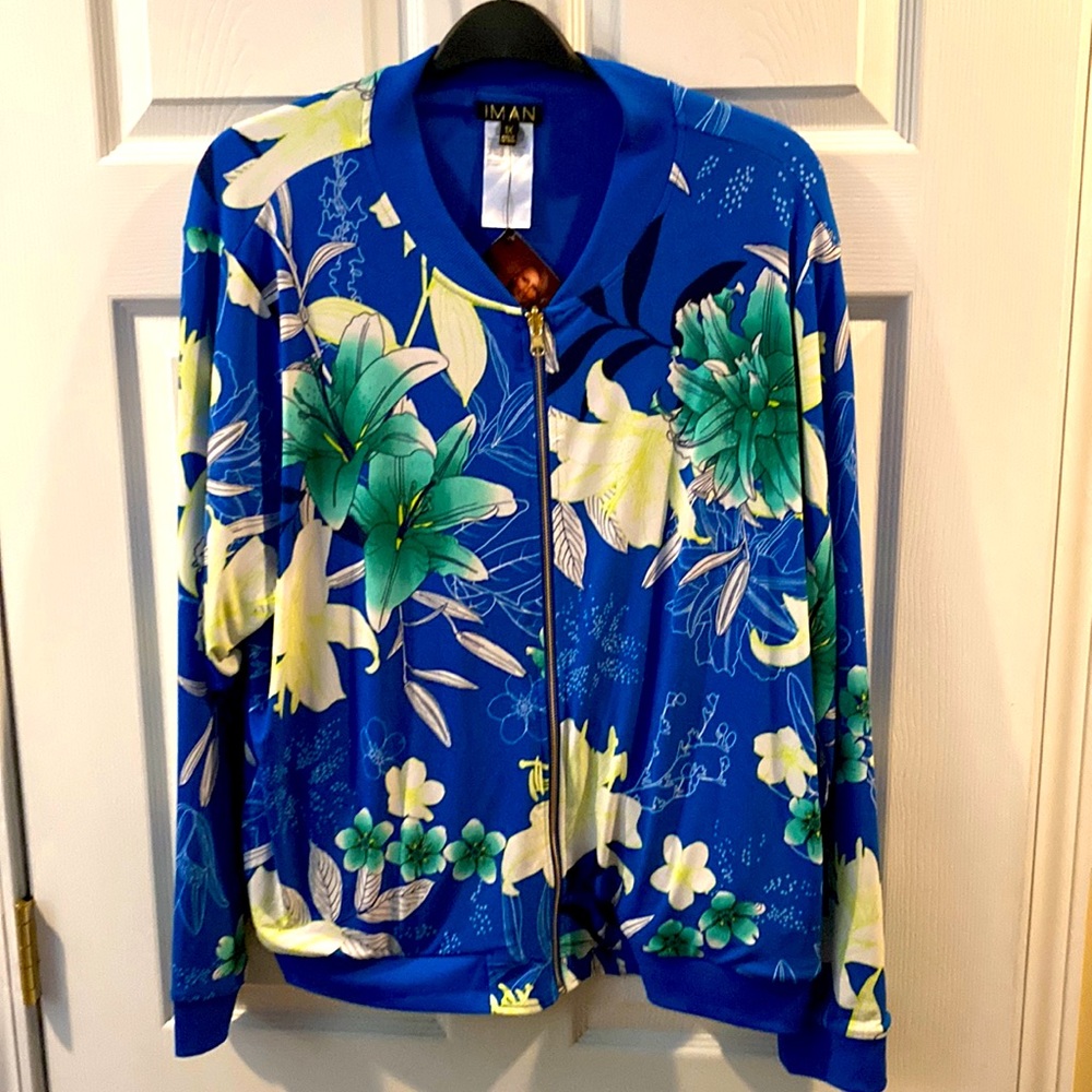 Iman Bomber Jacket Sz 1X